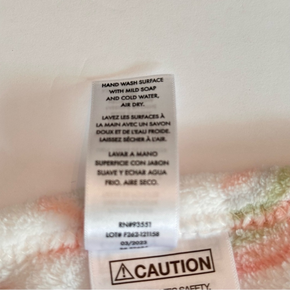 Baby Essentials Pink Elephant Plush White Lovey Security Blanket Rainbows 2023 - Picture 11 of 14